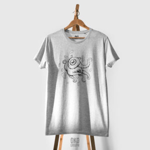 T-shirt ” Octopus ” BIO – Homme