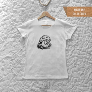 T-shirt “Moisissure” – Femme – L – Blanc