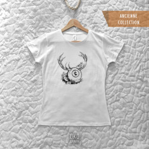 T-shirt “Forêt” – Femme – L – Blanc