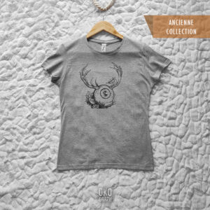 T-shirt “Forêt” – Femme – M | L – Gris