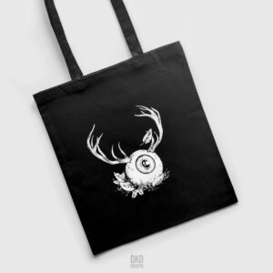 Sac en tissu « Forêt » – Noir