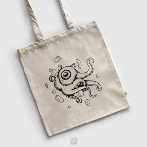 Sac en tissu “Octopus” – Écru