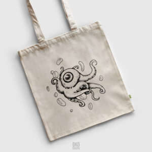 Sac en tissu « Octopus » – Écru
