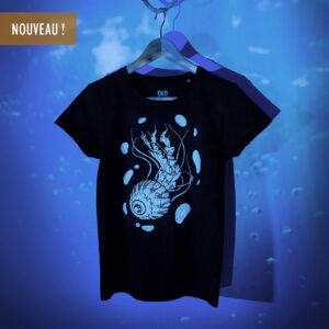 T-shirt ” Luminescence ” BIO – Femme